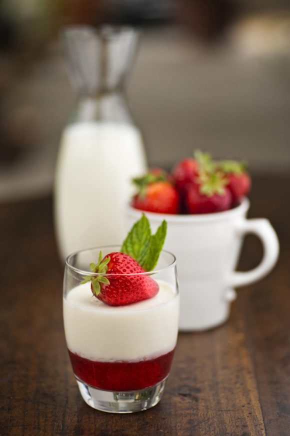 PANNA COTTA ALLE FRAGOLE