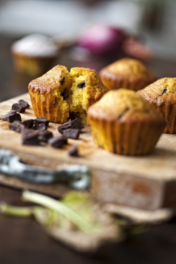 MUFFIN CON PEZZI DI CIOCCOLATO